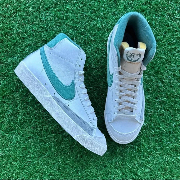 Nike Blazer Mid ‘77 Prm Summit White / Coastal Phantom - Picture 3 of 8